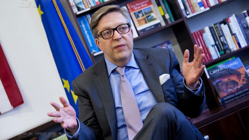 Глава делегации Европейского союза в Молдове Пиркка Тапиола.