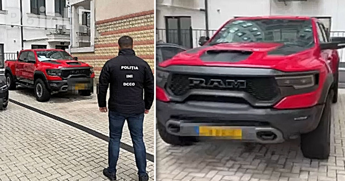 Полицейские нашли в Молдове Dodge RAM TRX, угнанный из Люксембурга.