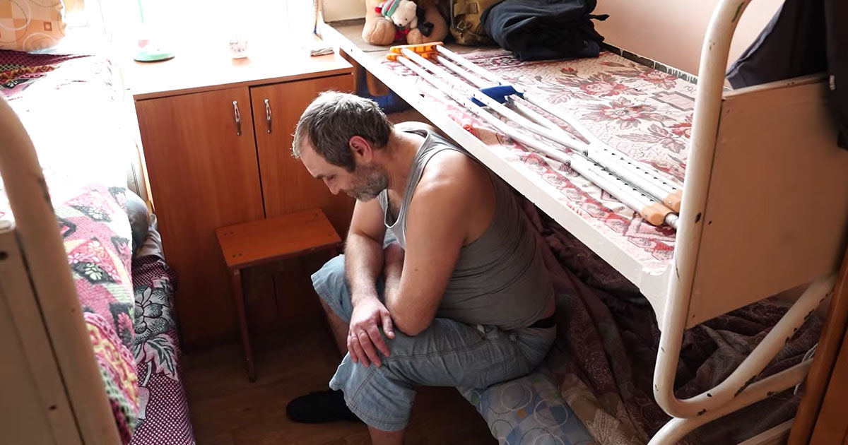 Центр для бездомных в Кишинёве переполнен.