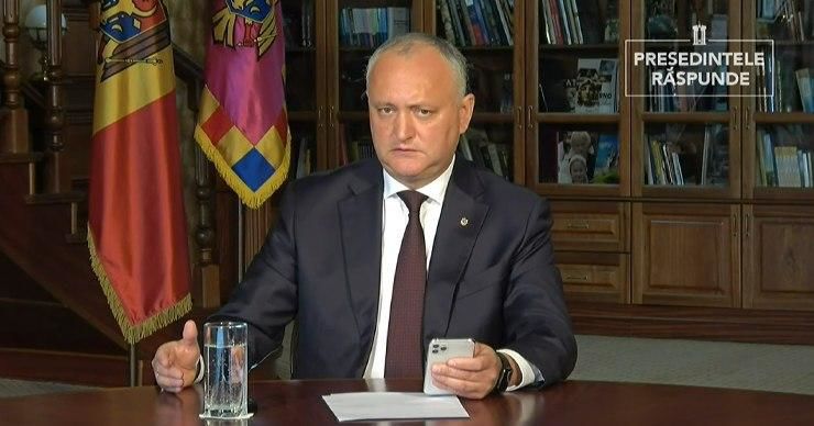 Президент Республики Молдова Игорь Додон. 
