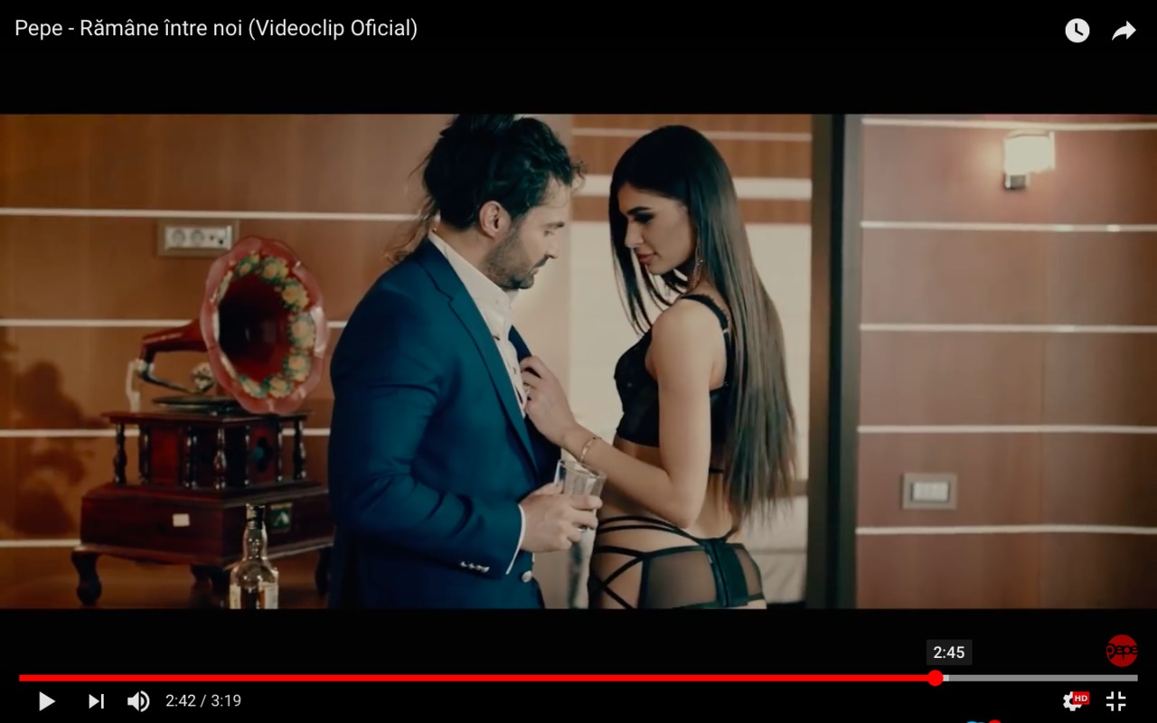 Anastasia Iacub l-a cucerit pe interpretul Pepe prin frumusețea sa.
