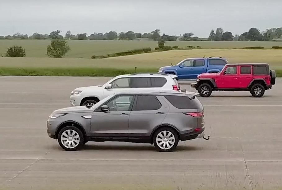 Land Cruiser Prado, Wrangler, Discovery и Amarok сразились в "дрэге".