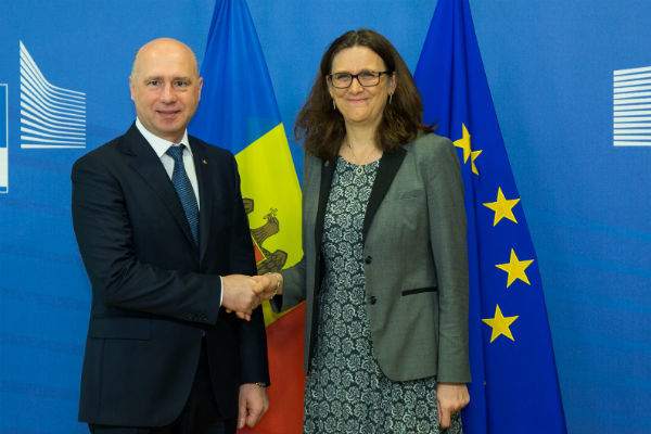 Comisarul european pentru comerț, Cecilia Malmström, apreciază sporirea exporturilor moldovenești pe piața europeană. 