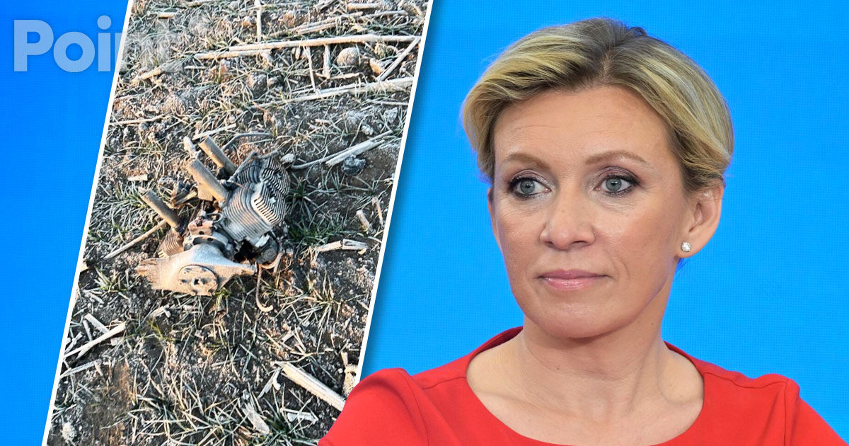 Zaharova, despre fragmentele de drone găsite în Moldova: Acestea ar putea fi aduse din Ucraina.
