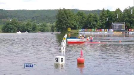 Moldovenii au obținut titlul mondial la canoe dublu pe distanța 500 metri. Foto: tv8.md