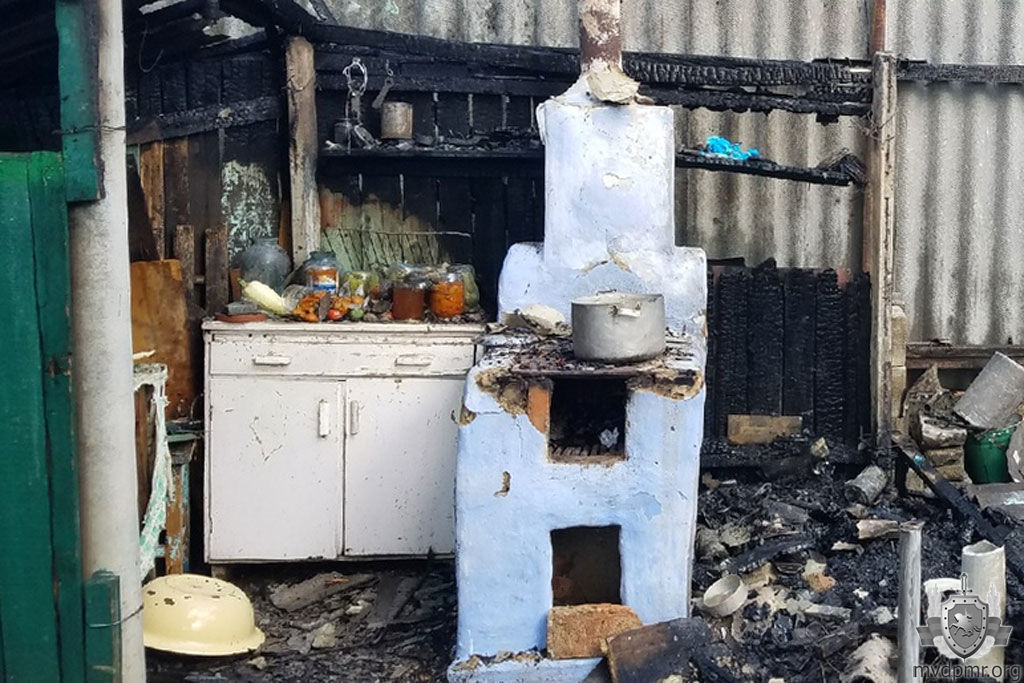 В Тирасполе произошел пожар в частном доме.