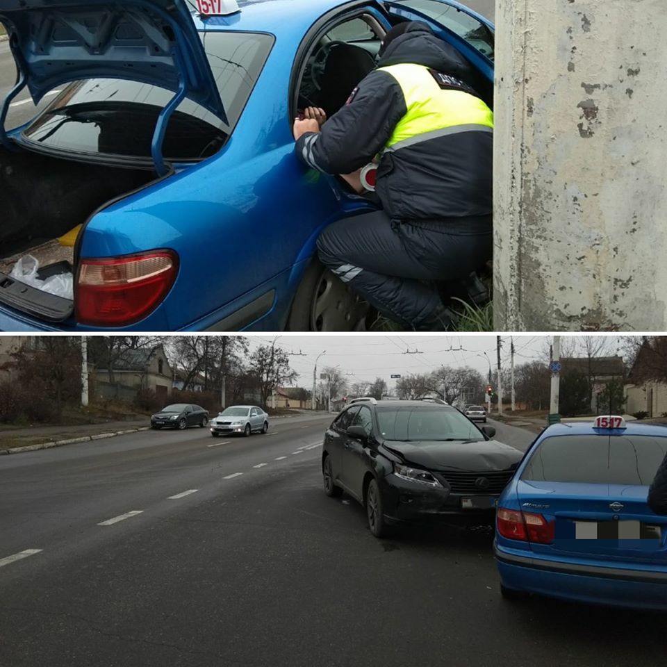Таксист не уступил дорогу: в Тирасполе в ДТП пострадал пассажир.