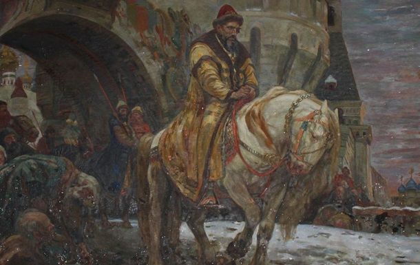 Картина Михаила Панина Тайный выезд Ивана Грозного перед опричниной.