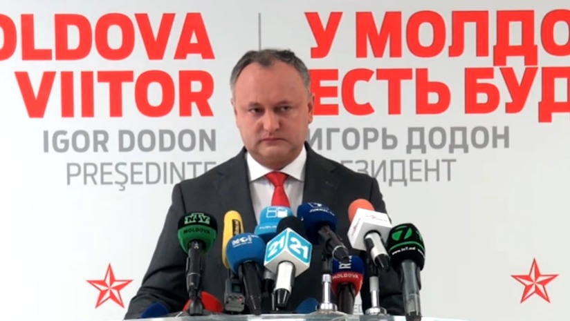 Избранный президент Республики Молдова Игорь Додон.