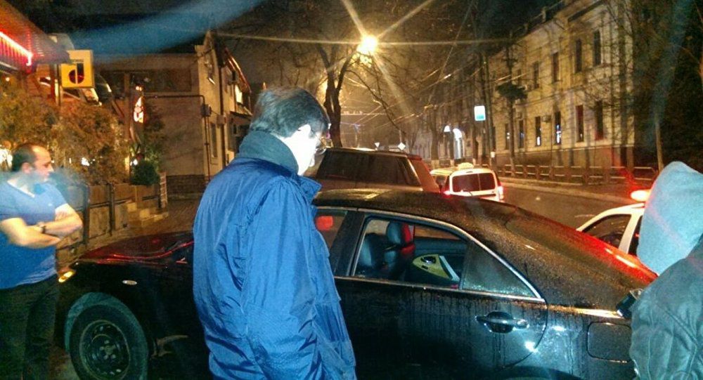 Doi suspecţi reţinut în cazul spargerii maşinii primarului. Foto: publika.md