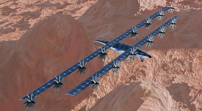 NASA планирует отправить на Марс первый самолет.