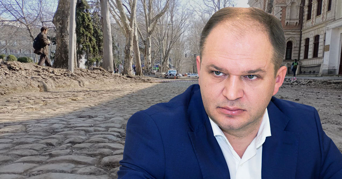 Ион Чебан о брусчатке в центре Кишинева: Заказана концепция проекта. Коллаж: Point.md