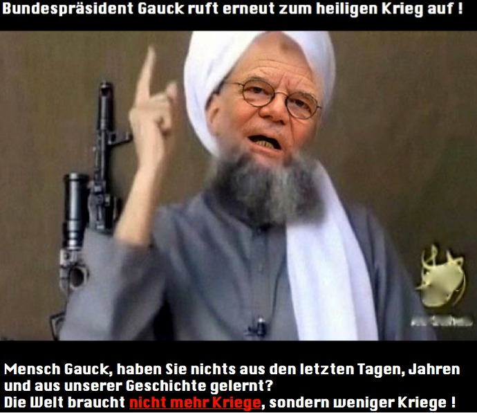 Гаук высказался за более активное участие солдат бундесвера в миссиях за границей.
