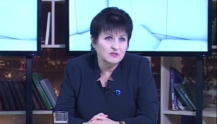 Лидер политической партии "Правые" Анна Гуцу.