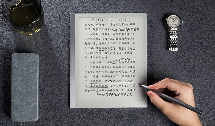 Xiaomi анонсировала планшет на электронных чернилах.