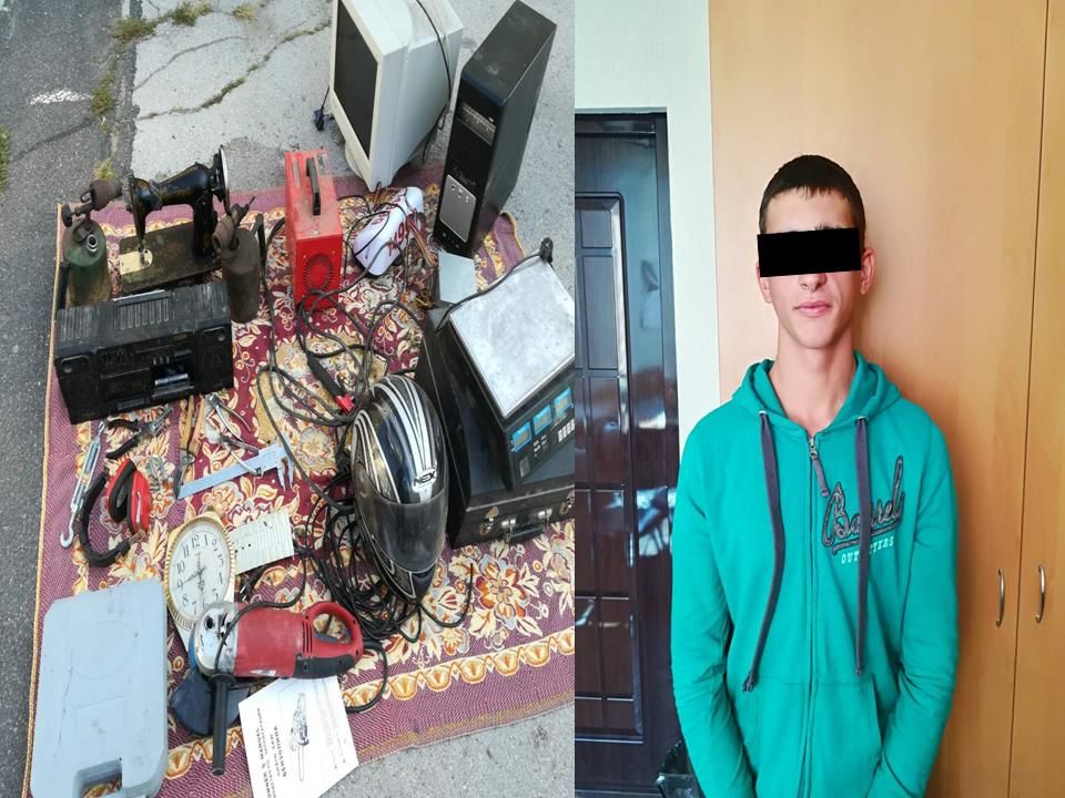 A furat bunuri de 60.000 de lei. Tânăr de 21 de ani, reținut