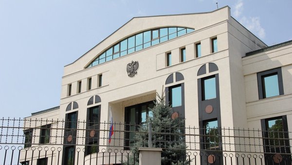 Здание посольства России в Молдове.