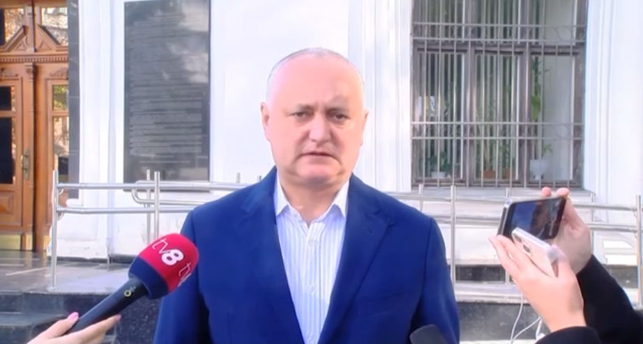 Бывший президент Молдовы Игорь Додон. 
