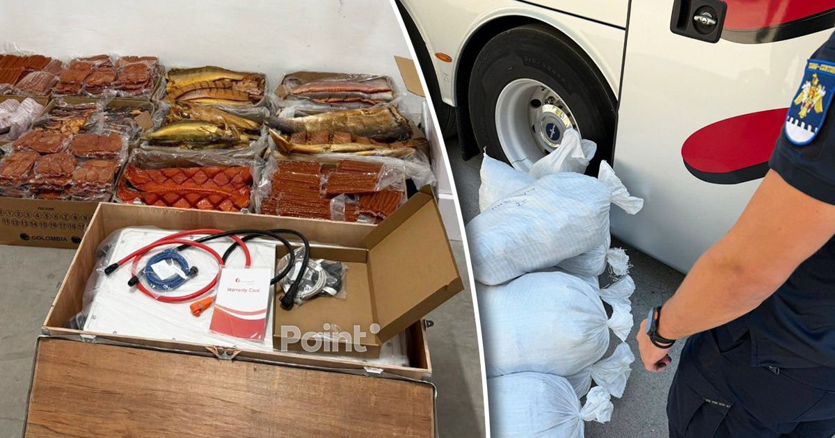 Возле Тудоры остановили автобус с сотнями килограммов товаров без документов.