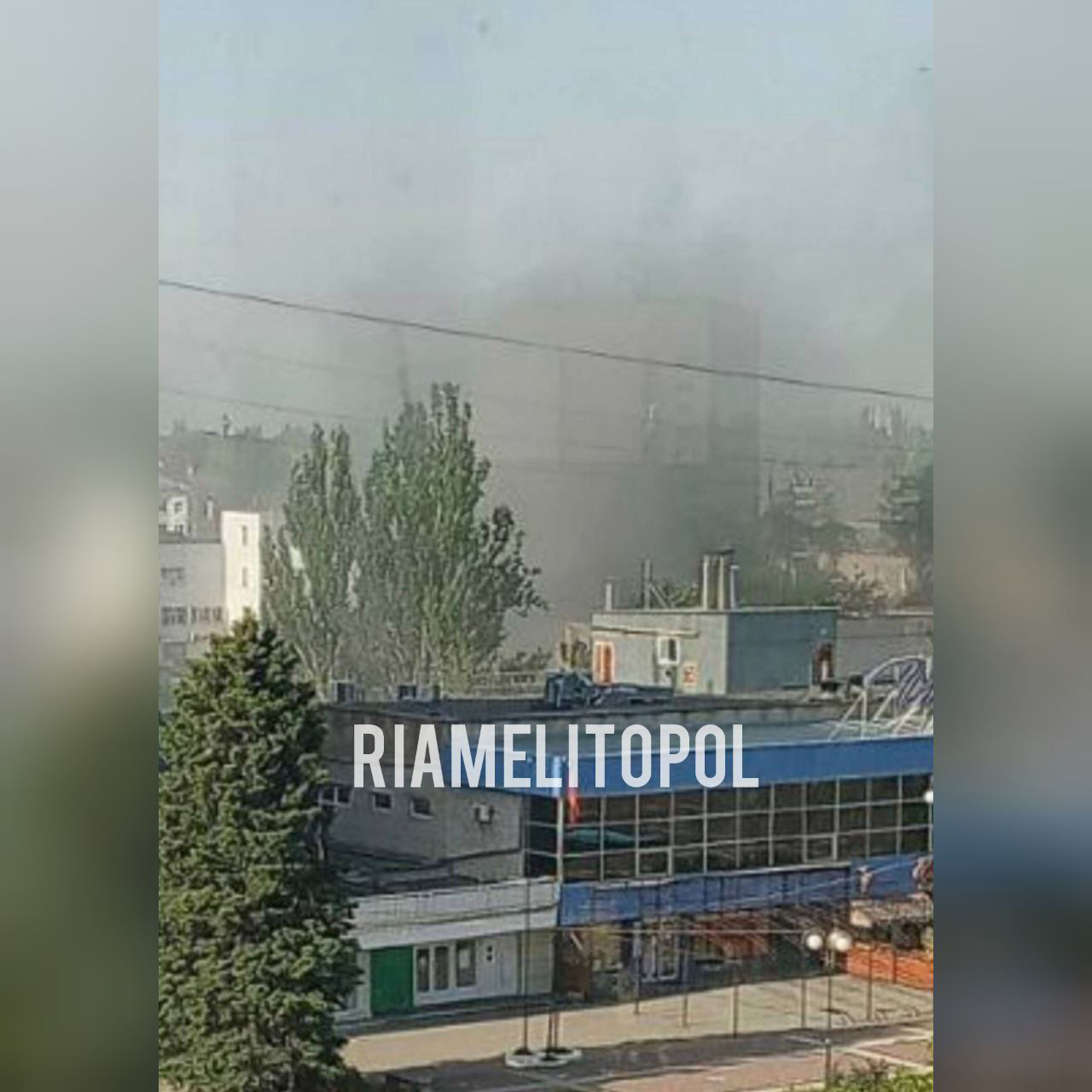 Взрыв произошел в центре города Мелитополя Запорожской области.