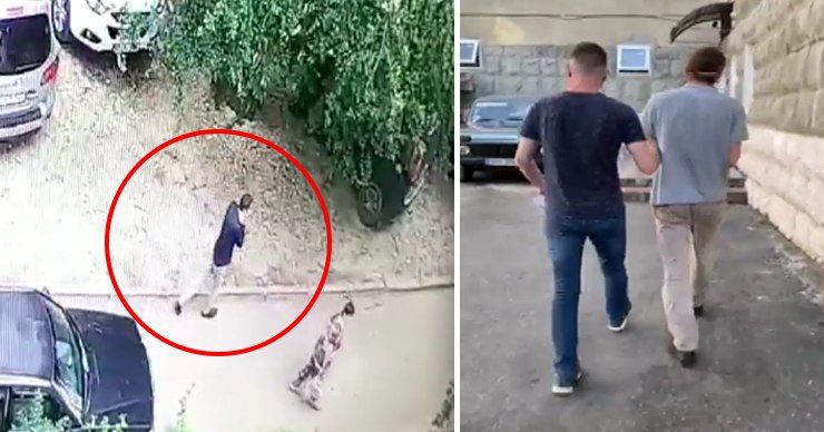 Полиция задержала мужчину, совершившего уличное ограбление в столице. Фото: Point.md.