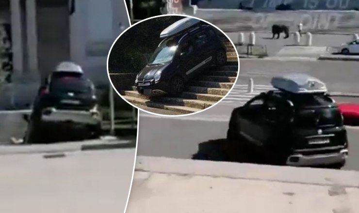Миланец, который находился, за рулем сказал, что очень спешил и пытался сократить путь.