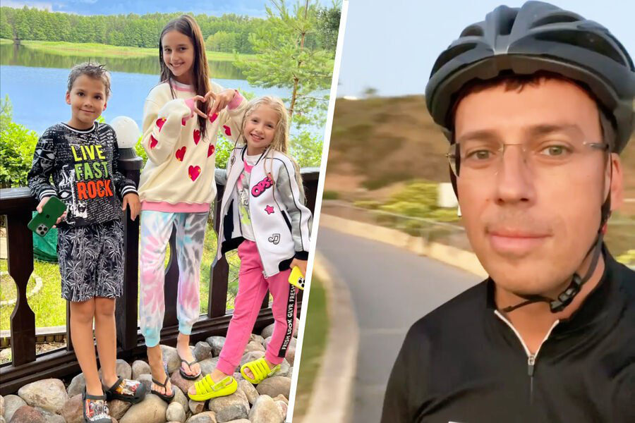 Максим Галкин показал, как отдыхает с семьей в Юрмале.