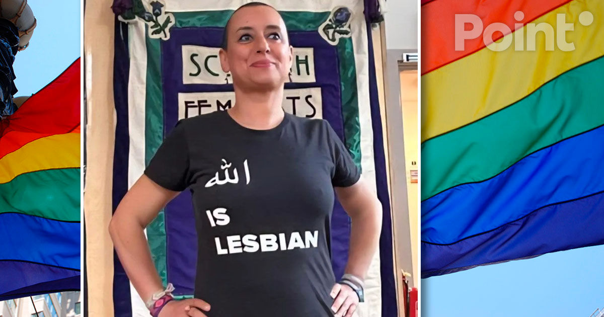 O activistă riscă până la cinci ani de închisoare în Maroc pentru un tricou cu inscripția „Allah este lesbiană”.
