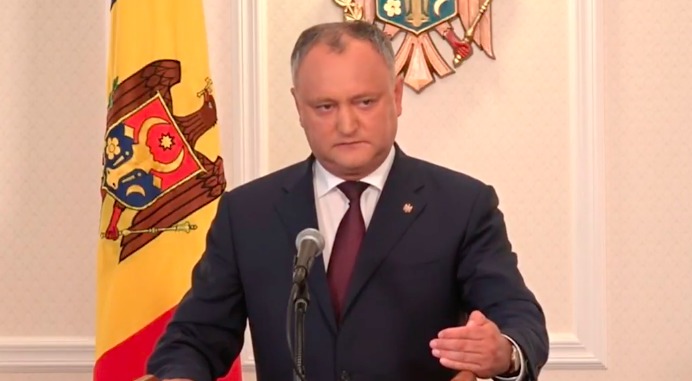 Президент Республики Молдова Игорь Додон.