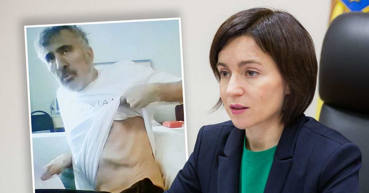 Санду: Саакашвили необходимо освободить и отправить на лечение за границу. Коллаж: Point.md