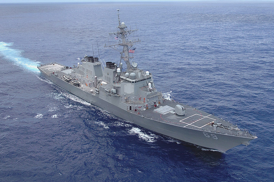 Эсминец ВМС США Donald Cook, оснащенный системой ПРО Aegis и крылатыми ракетами Tomahawk. Фото: blackseanews.net