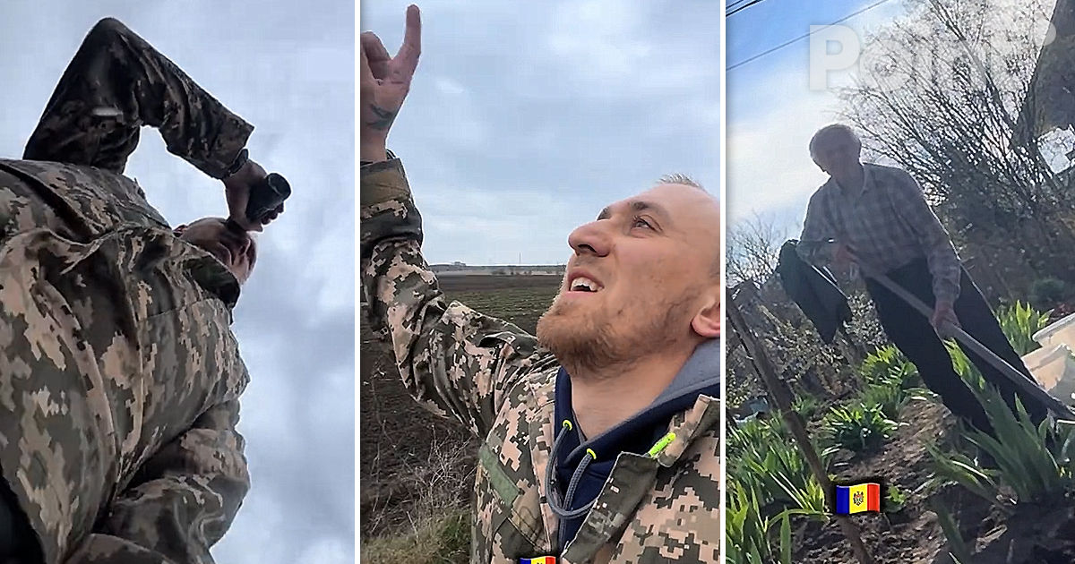Un ucrainean a filmat cum evadează în Moldova, după ce a fost chemat în armată: La revedere, Ucraina.