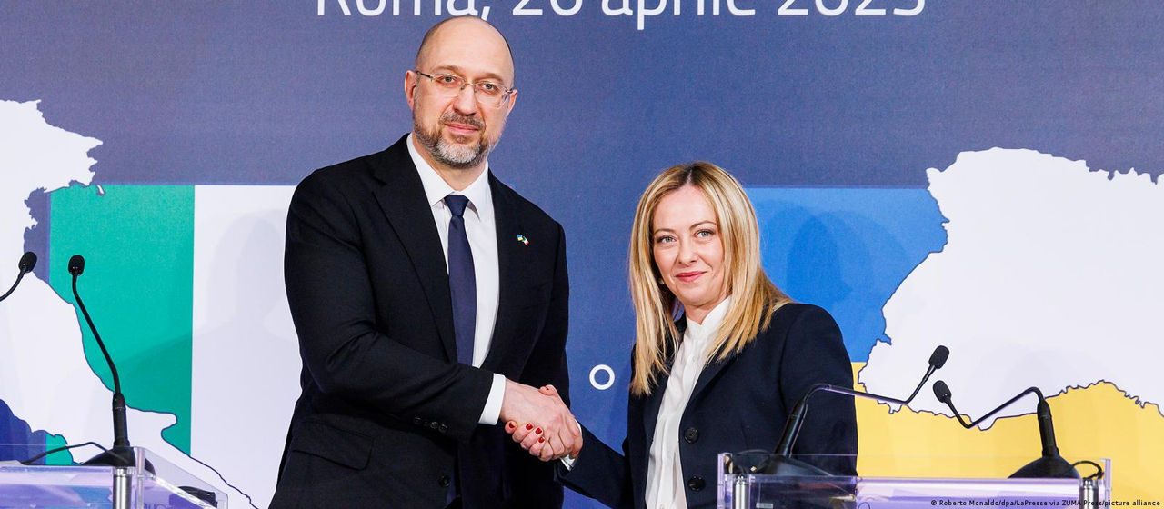 Шмыгаль: Италия выделит Украине дополнительно 1 миллиард евро. Фото: dw.com