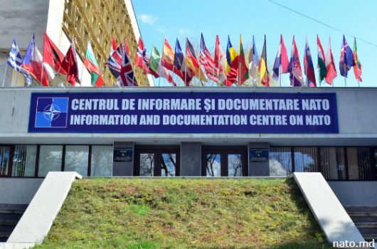Centrul de Informare şi Documentare NATO şi-a deschis uşile pentru vizitatori. Foto: nato.md