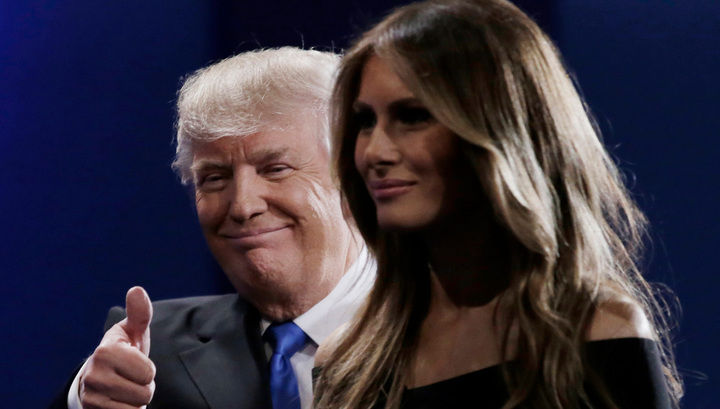 Мелания Трамп, бывшая модель словенского происхождения и жена Дональда Трампа.