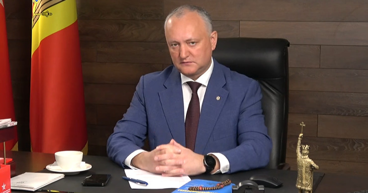 Председатель ПСРМ Игорь Додон. 