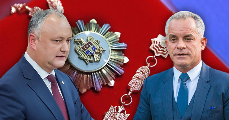 Додон: Плахотнюк незаконно лишен Ордена Республики.