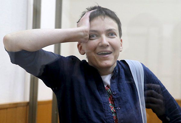 Российский суд 22 марта приговорил Савченко к 22 годам колонии общего режима. Фото: reuters.com