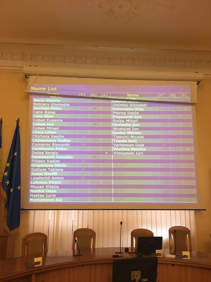 Sistemul de vot electronic a ajuns la Primăria Chișinău și a fost astăzi testat. 