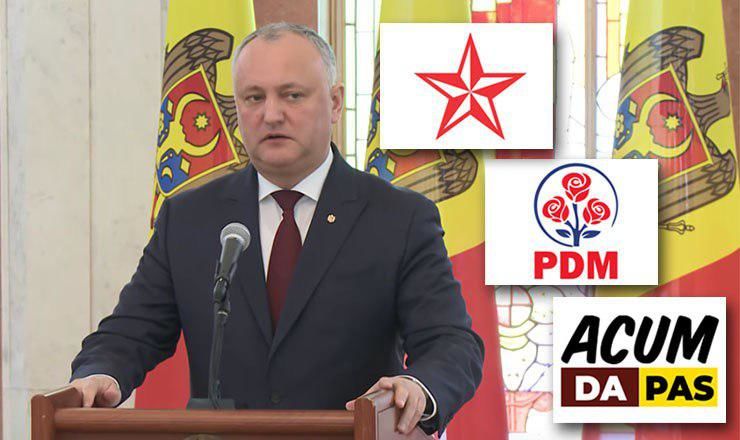 Партии отреагировали на предложение Додона о переговорах.