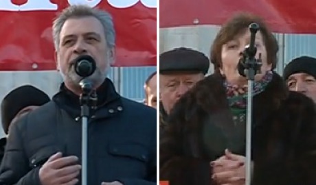 Делиу заверил протестующих, что либерал-демократы не поддержат кандидатуру Плахотнюка в премьер-министры.