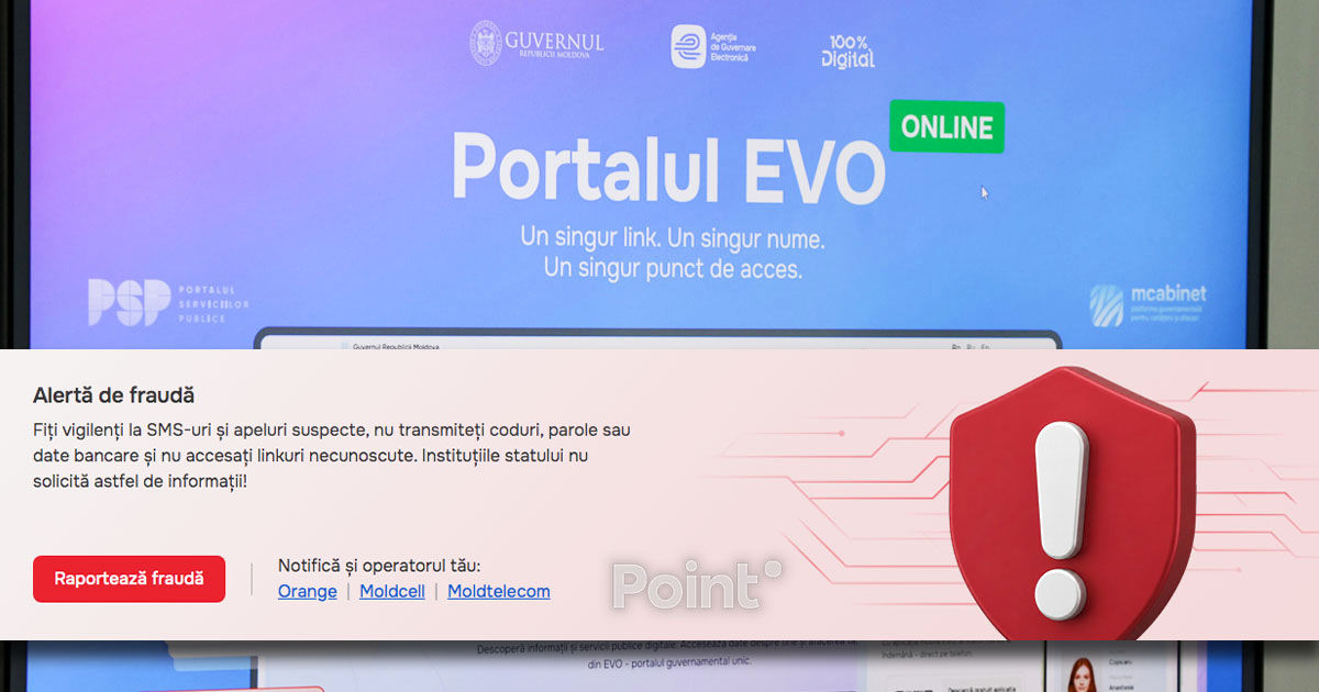 Portalul EVO introduce alerte pentru prevenirea fraudelor online.