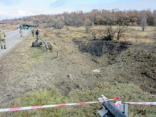 Су-25 упал в безлюдном районе.