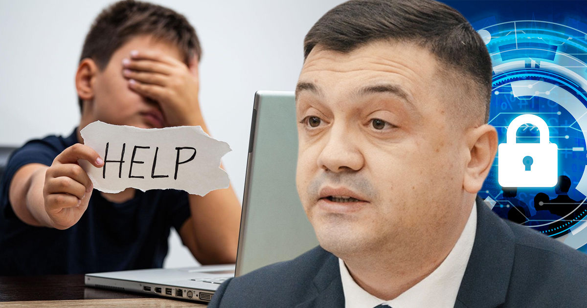 Адриан Ефрос заявил, что МВД подтверждает приверженность делу защиты детей от насилия в онлайн-среде. Коллаж Point.md.