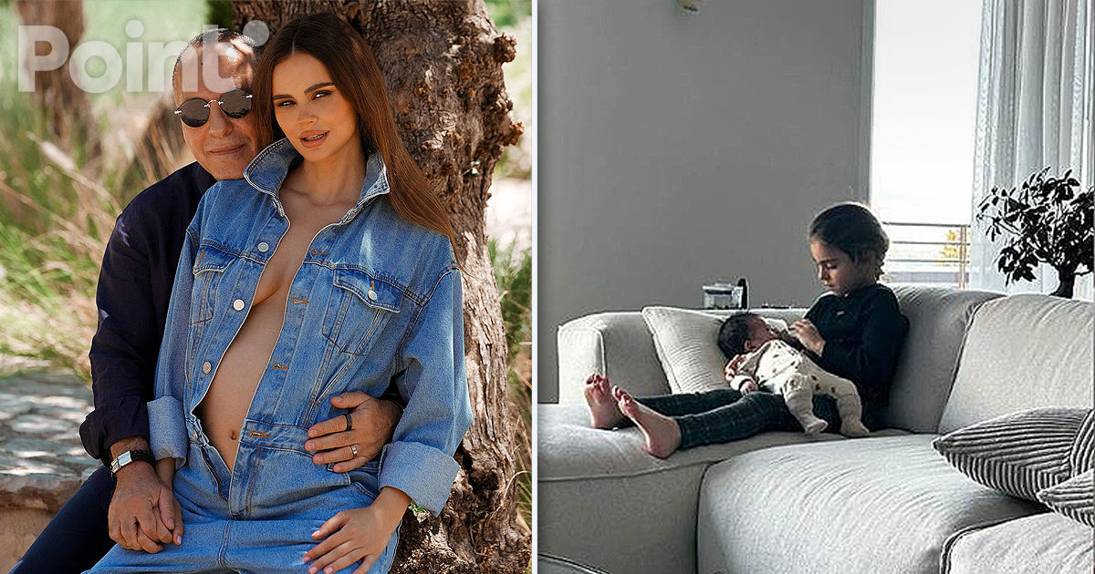 Modelul moldovean, Xenia Deli, și-a arătat pentru prima dată fiul nou-născut.