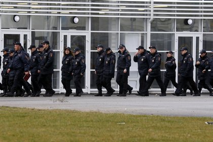 Полиция в Олимпийском парке. Фото: Александр Демянчук / Reuters