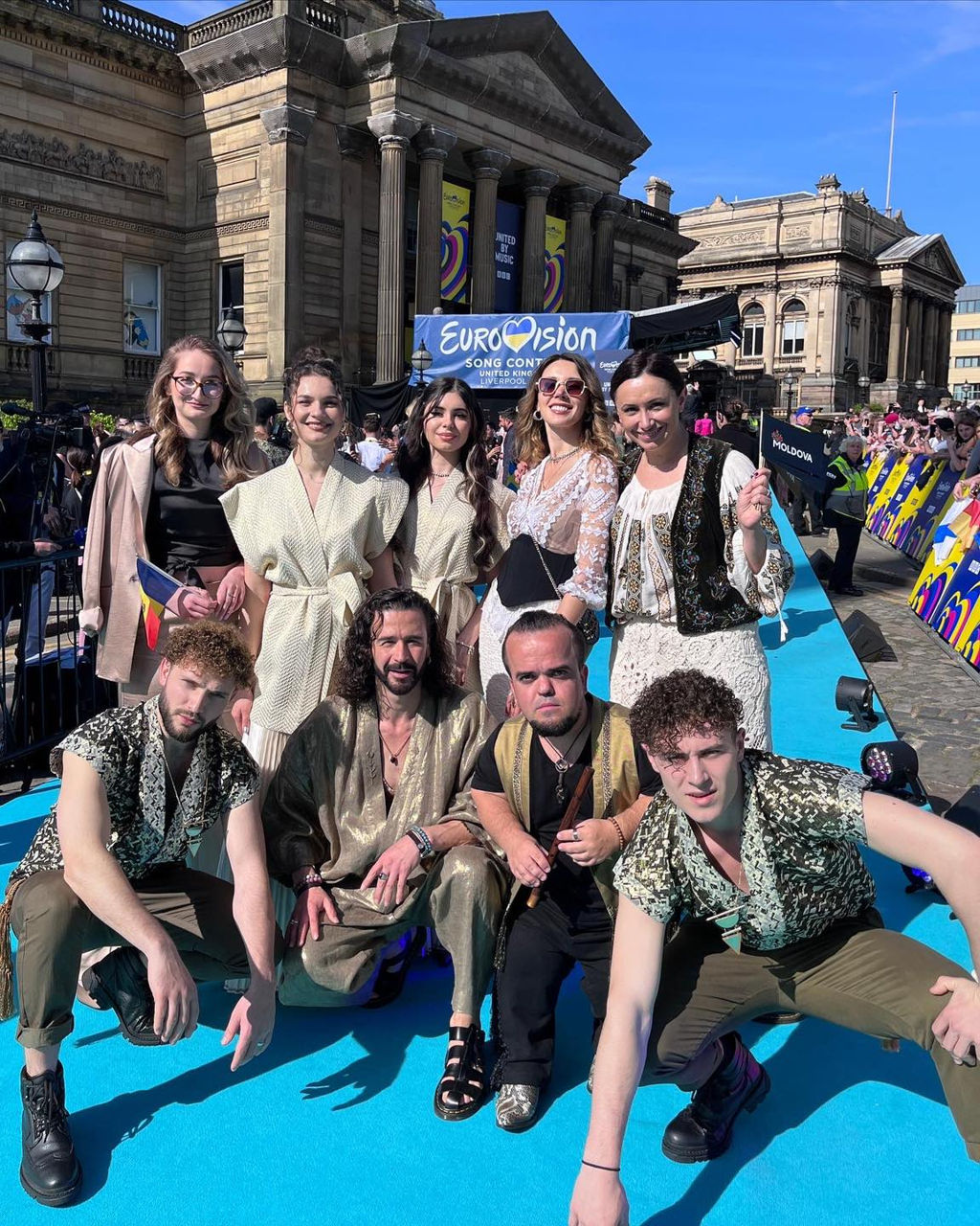 Паша Парфени принял участие в триумфальном шествии по бирюзовой дорожке.