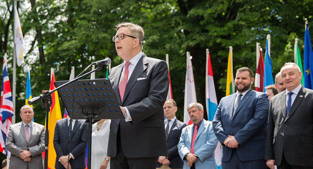 Pirkka Tapiola, a făcut declarații oficiale în legătură cu așteptările Chișinăului privind suportul bugetar din partea Bruxelles-ului. Foto: gov.md