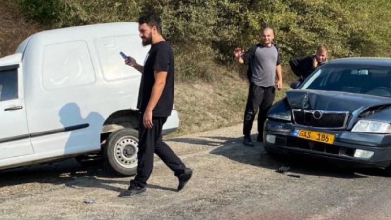 В Кишиневе произошла цепная авария с участием пяти машин.