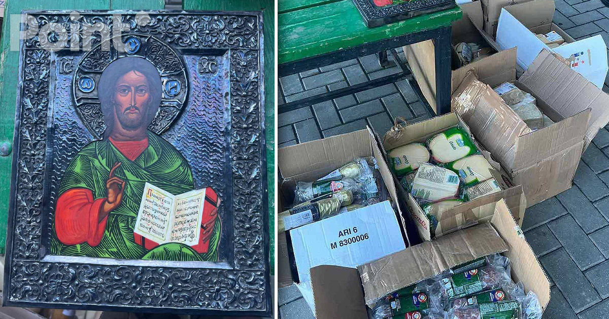 Серебряную икону XVIII века нашли в партии контрабанды на границе